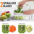 Mueller Pro-Series 10-in-1, 8 Blade Vegetable Chopper, Onion Mincer, Cutter, Dicer, Egg Slicer with Container, French Fry Cutter Potatoe Slicer, Home Essentials & Kitchen Gadgets, Salad Chopper