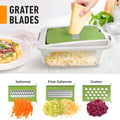 Mueller Pro-Series 10-in-1, 8 Blade Vegetable Chopper, Onion Mincer, Cutter, Dicer, Egg Slicer with Container, French Fry Cutter Potatoe Slicer, Home Essentials & Kitchen Gadgets, Salad Chopper