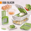 Mueller Pro-Series 10-in-1, 8 Blade Vegetable Chopper, Onion Mincer, Cutter, Dicer, Egg Slicer with Container, French Fry Cutter Potatoe Slicer, Home Essentials & Kitchen Gadgets, Salad Chopper