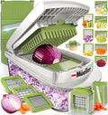 Mueller Pro-Series 10-in-1, 8 Blade Vegetable Chopper, Onion Mincer, Cutter, Dicer, Egg Slicer with Container, French Fry Cutter Potatoe Slicer, Home Essentials & Kitchen Gadgets, Salad Chopper