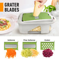 Mueller Pro-Series 10-in-1, 8 Blade Vegetable Chopper, Onion Mincer, Cutter, Dicer, Egg Slicer with Container, French Fry Cutter Potatoe Slicer, Home Essentials & Kitchen Gadgets, Salad Chopper